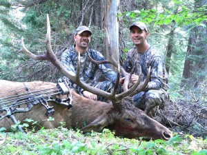 Corey & Donnie with Corey's Idaho bull