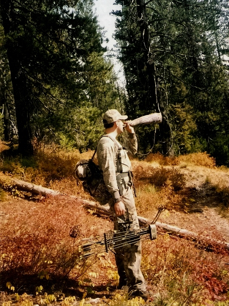 Dirk Durham employing his method of "Trolling for Elk"